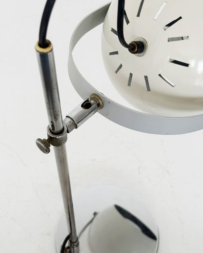 A 1970s table lamp with adjustable height