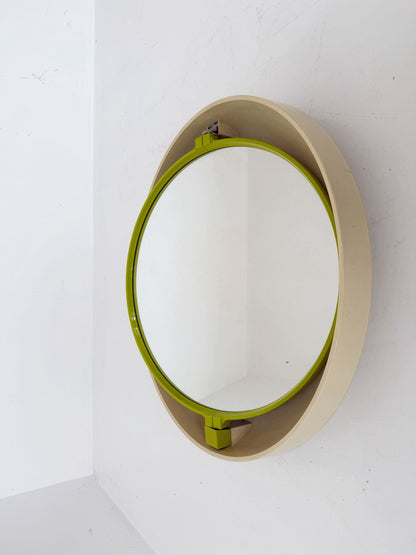 Illuminated Wall Mirror, Space Age Design, 1970s