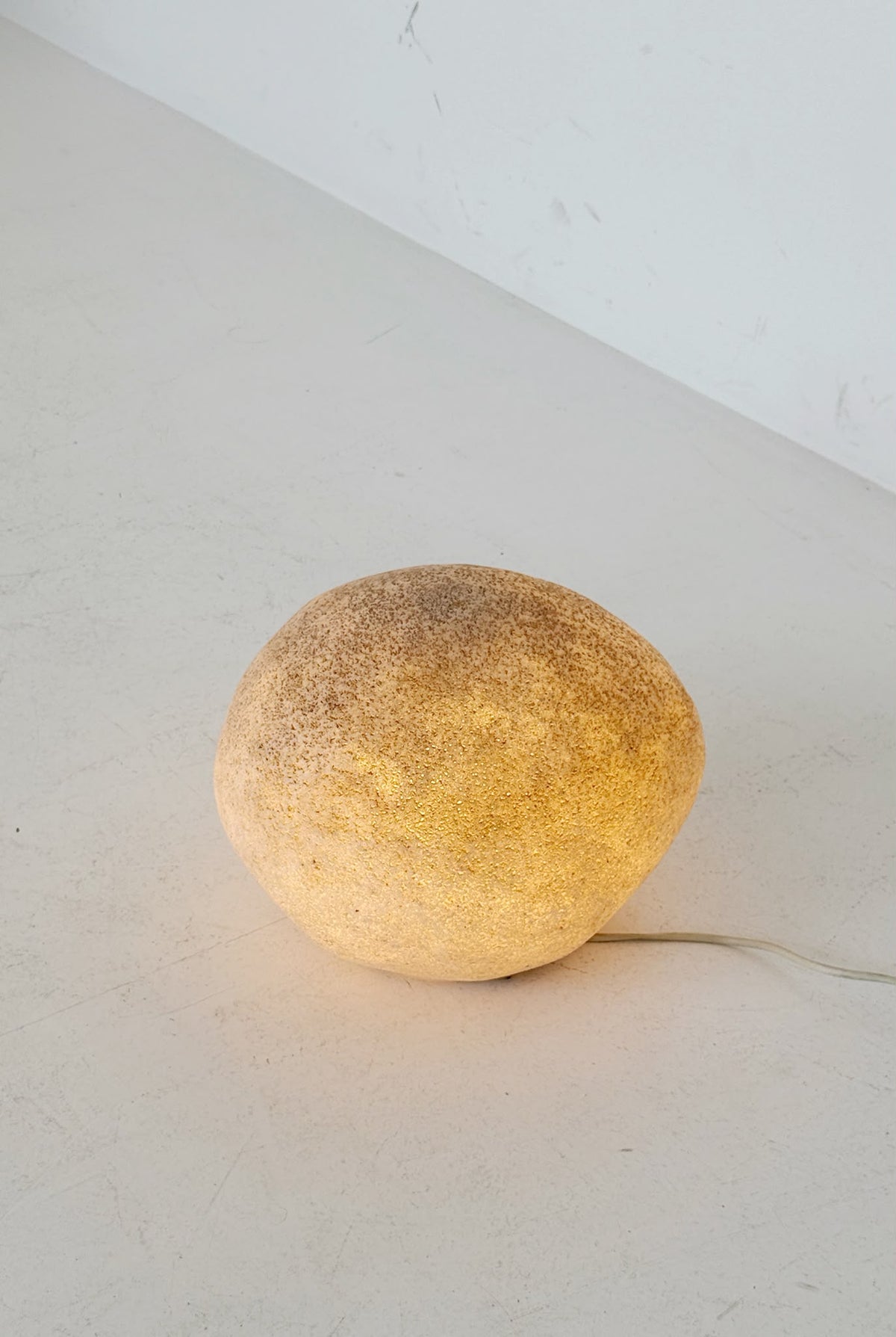 Pair of “Dora” / “Moon Rock” lamps by André Cazenave, 1970s