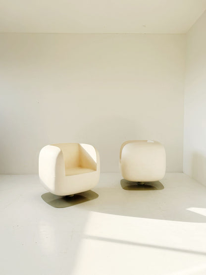 Pair of "Big Jim" armchairs Designed by Stefanon Getzel for Luxy