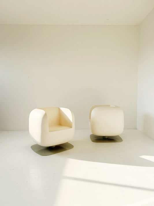 Pair of "Big Jim" armchairs Designed by Stefanon Getzel for Luxy