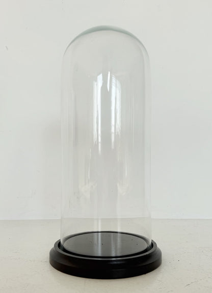 Campana in vetro con base nera – Anni '60