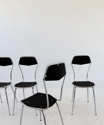 Set of four vintage chairs