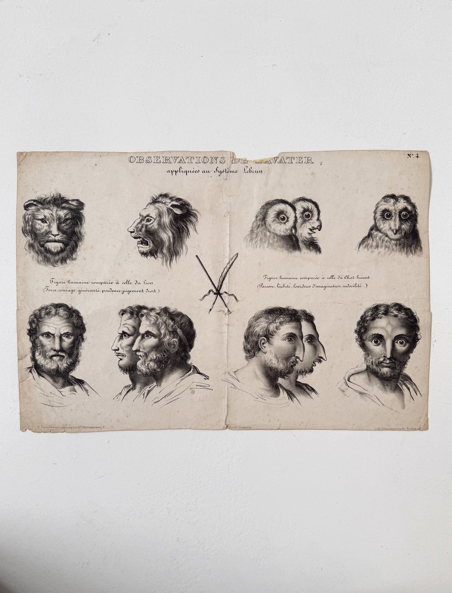 Observations appliquées au système de Lavater, N°4