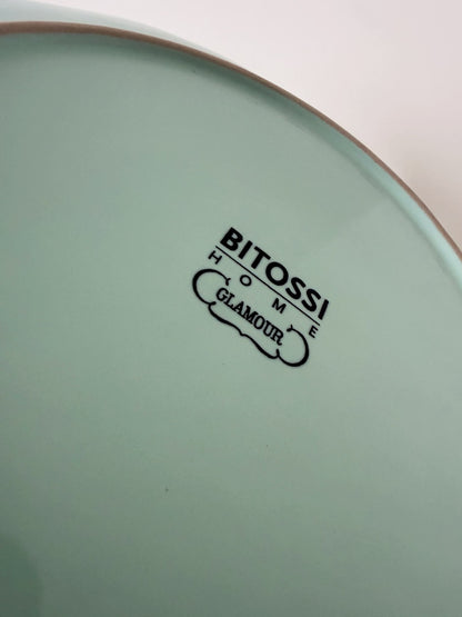 Bitossi Home – Coppia di piattini – Collezione Glamour (Verde menta)
