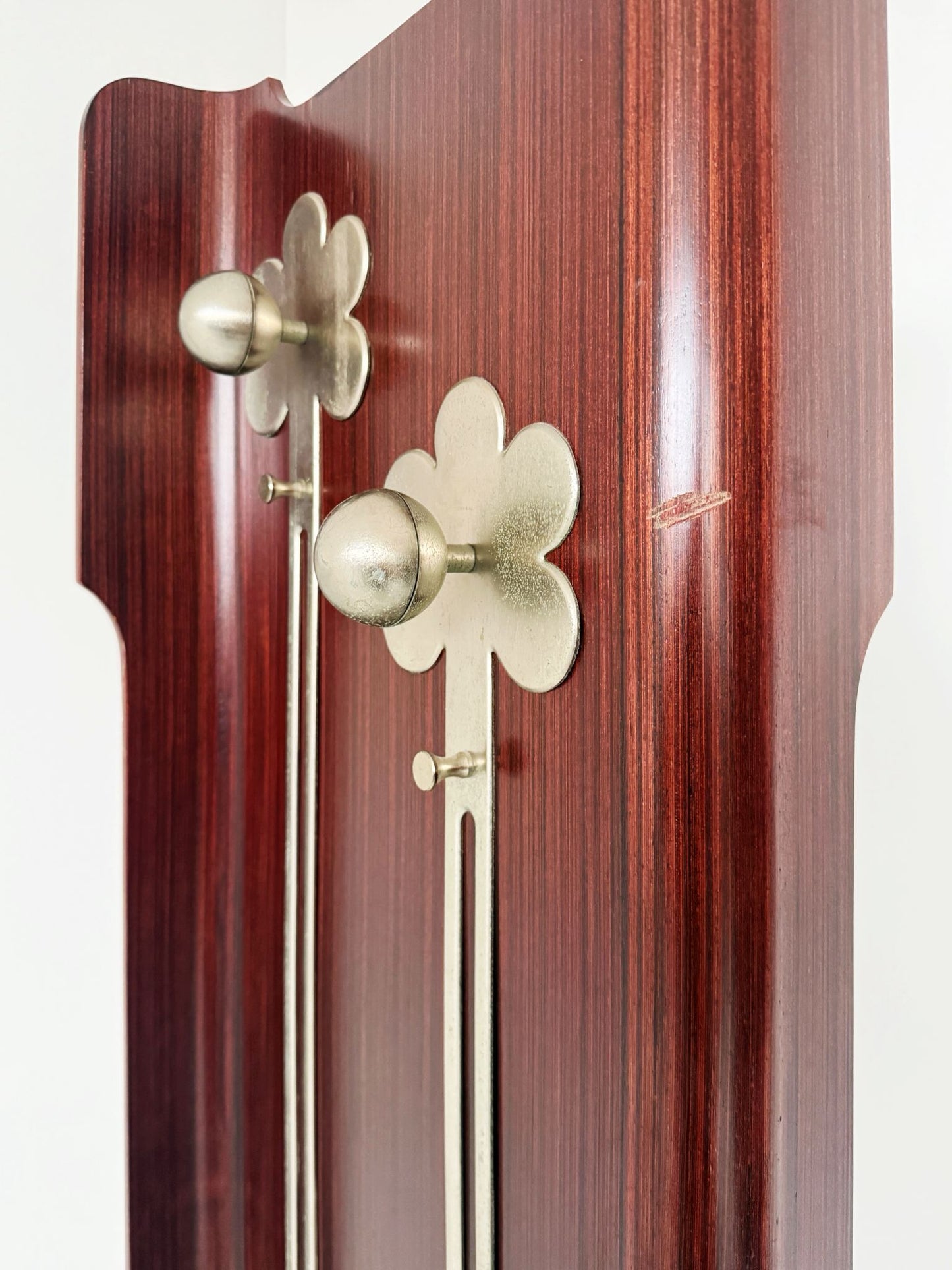 Appendiabiti vintage girevole in legno e metallo