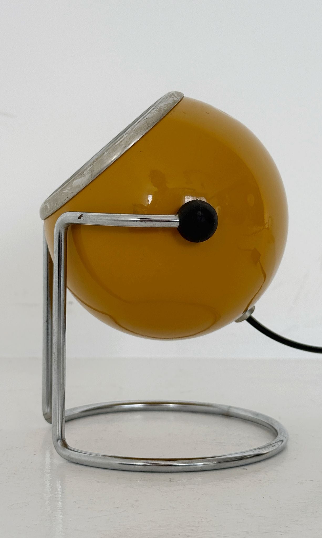 Lampada da tavolo regolabile Space Age in metallo laccato, anni '70