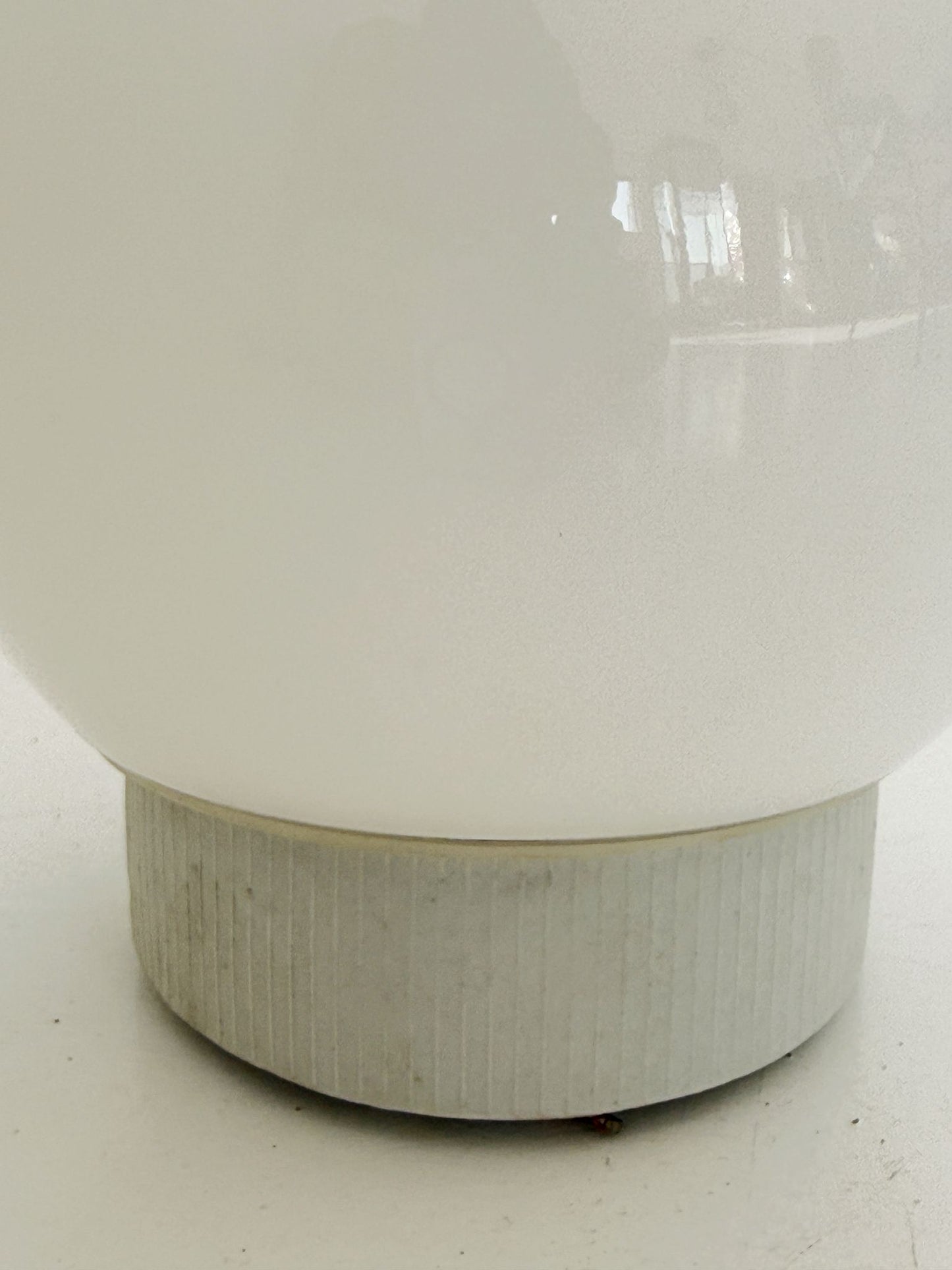 Wall light with opal globe, 1970s