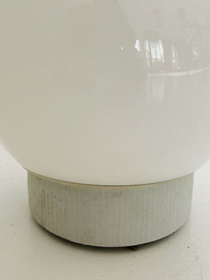 Wall light with opal globe, 1970s