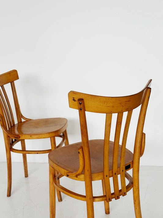 pair of bentwood chairs