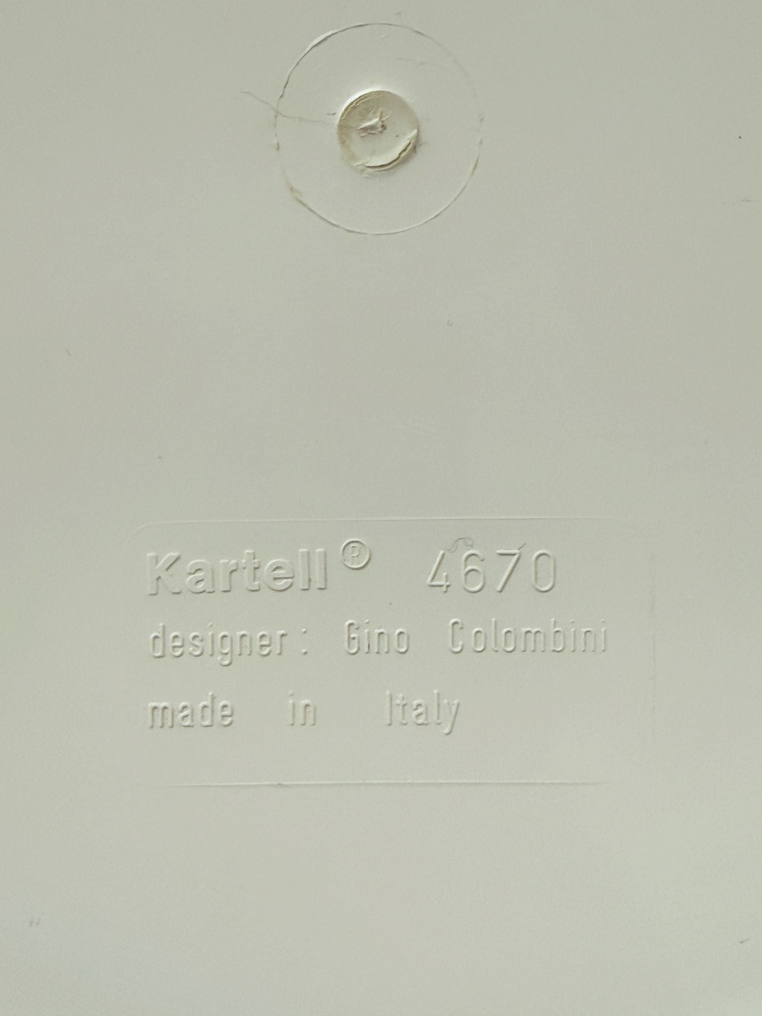"4670" Wastebasket by Gino Colombini for Kartell, 1960s