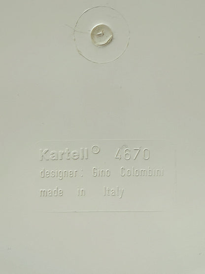 "4670" Wastebasket by Gino Colombini for Kartell, 1960s