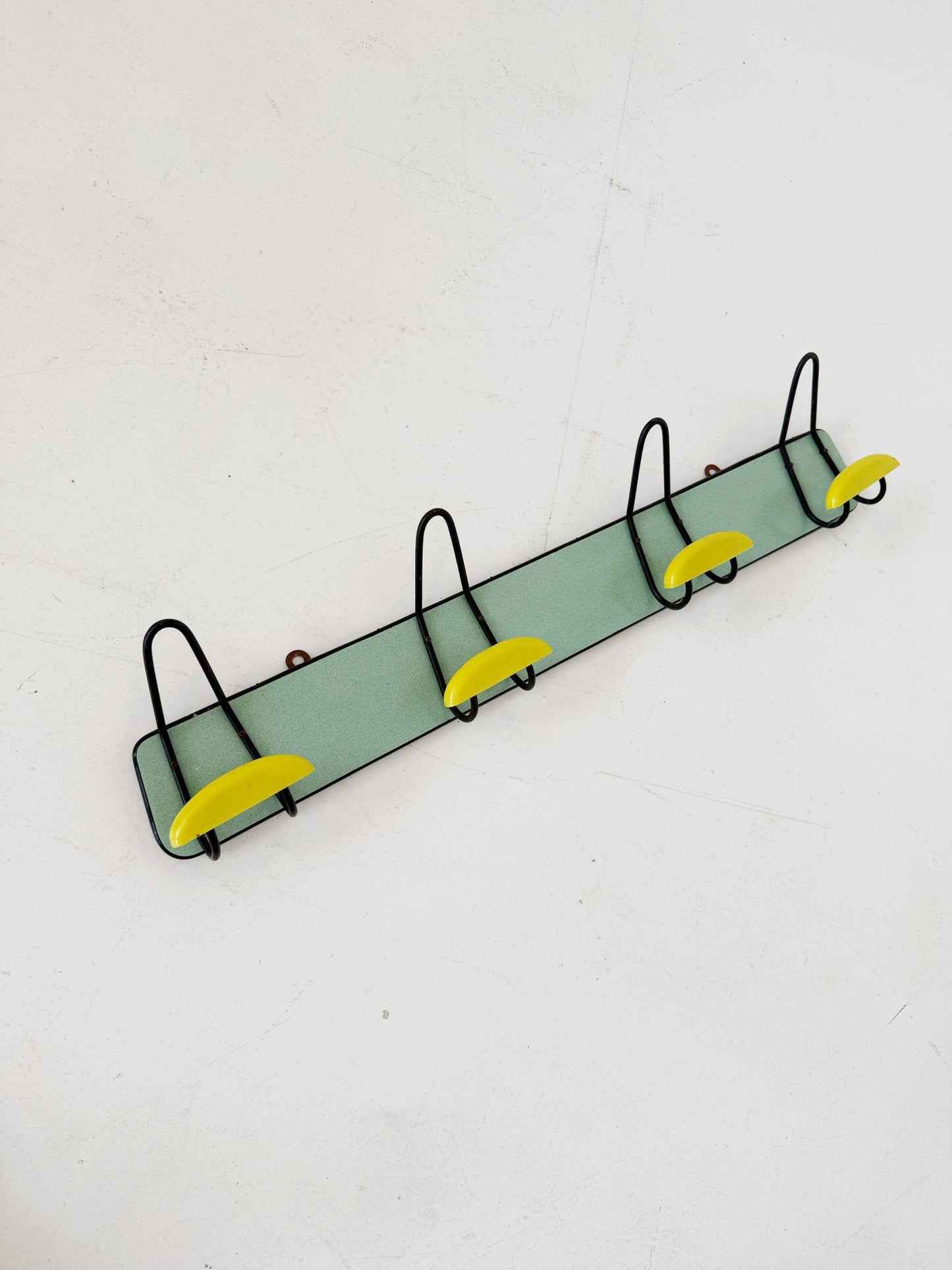 Mid-Century Wall Coat Rack, Italy, 1950s-1960s
