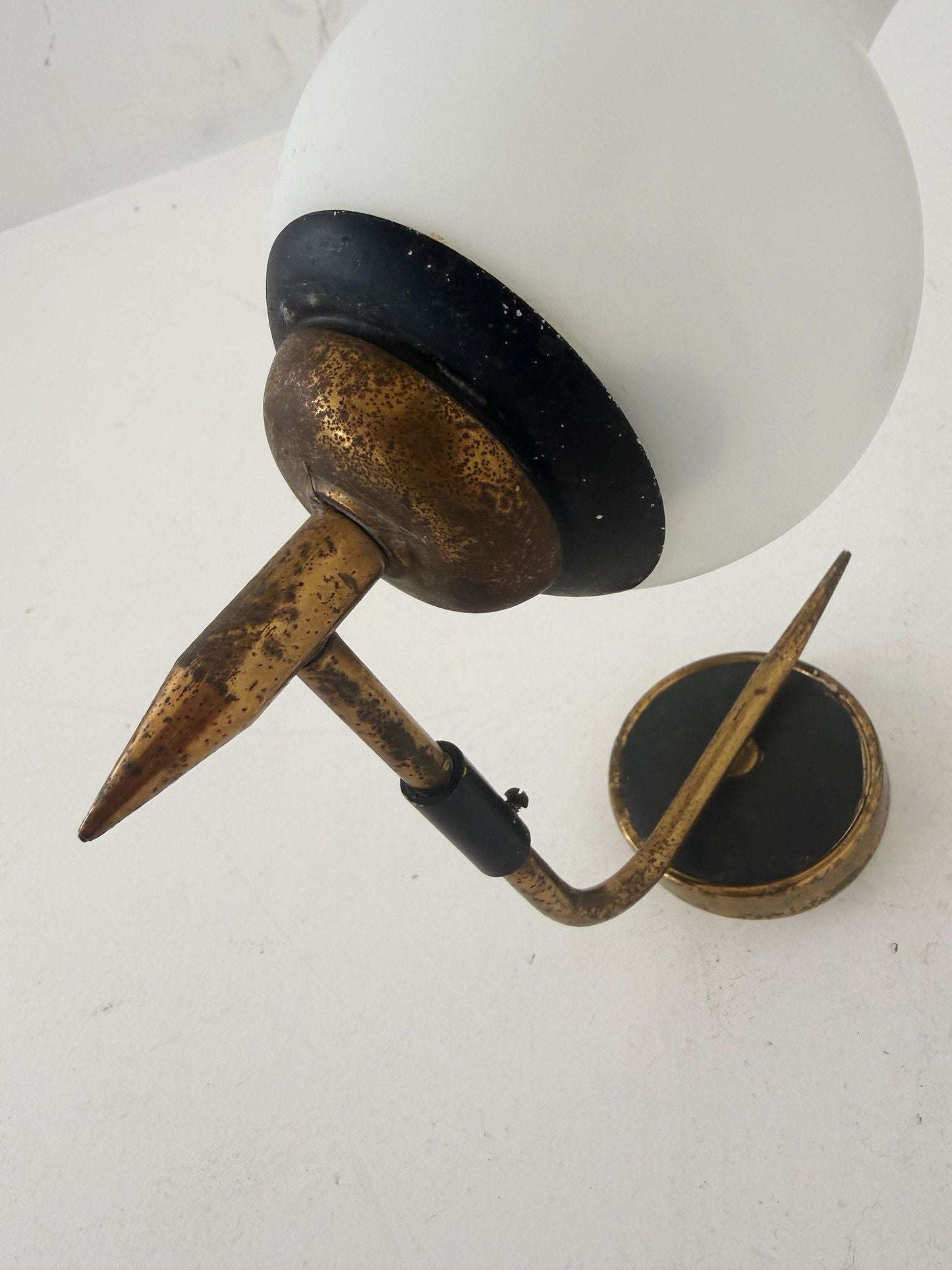 A pair of 1950s/1960s wall lamps