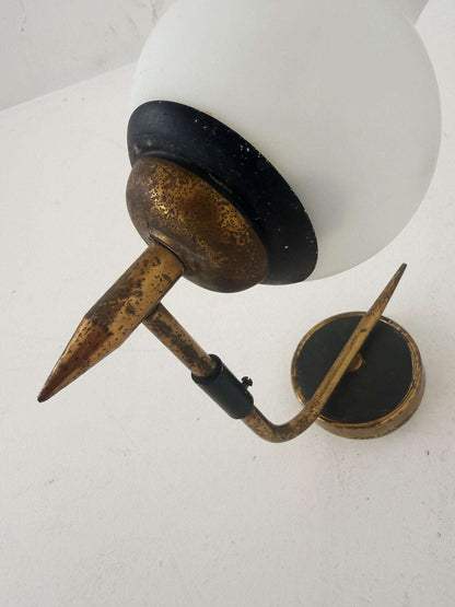 A pair of 1950s/1960s wall lamps