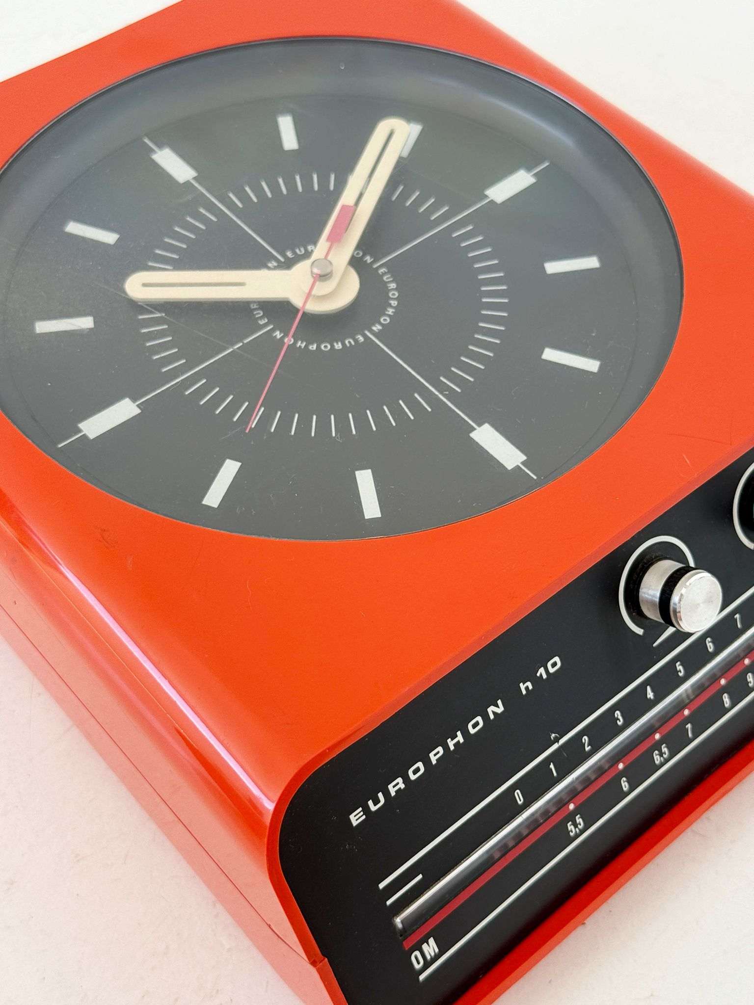 Europhon H10 alarm clock radio, 1970s