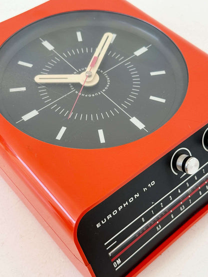 Europhon H10 alarm clock radio, 1970s