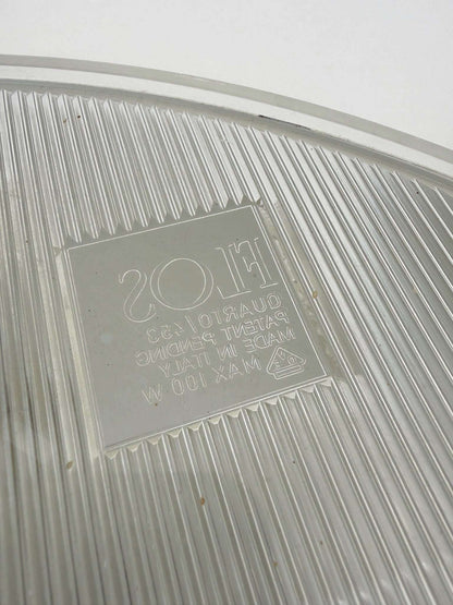 Flos "Quarto" vintage wall light – satin aluminum