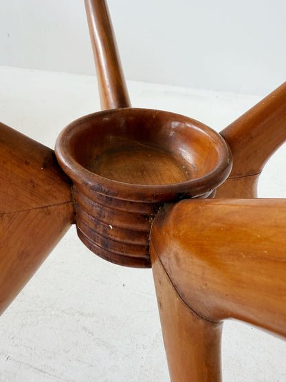Cherry wood coffee table by Cesare Lacca, 1950