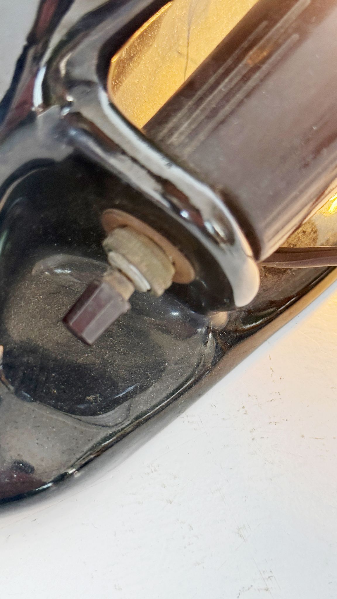 Glazed Ceramic Sculpture Lamp – 1940s/1950s