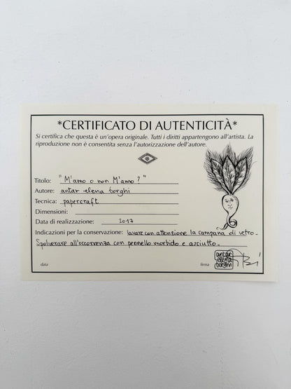 M'AMO O NON M'AMO by ANTAR ELENA BORGHI