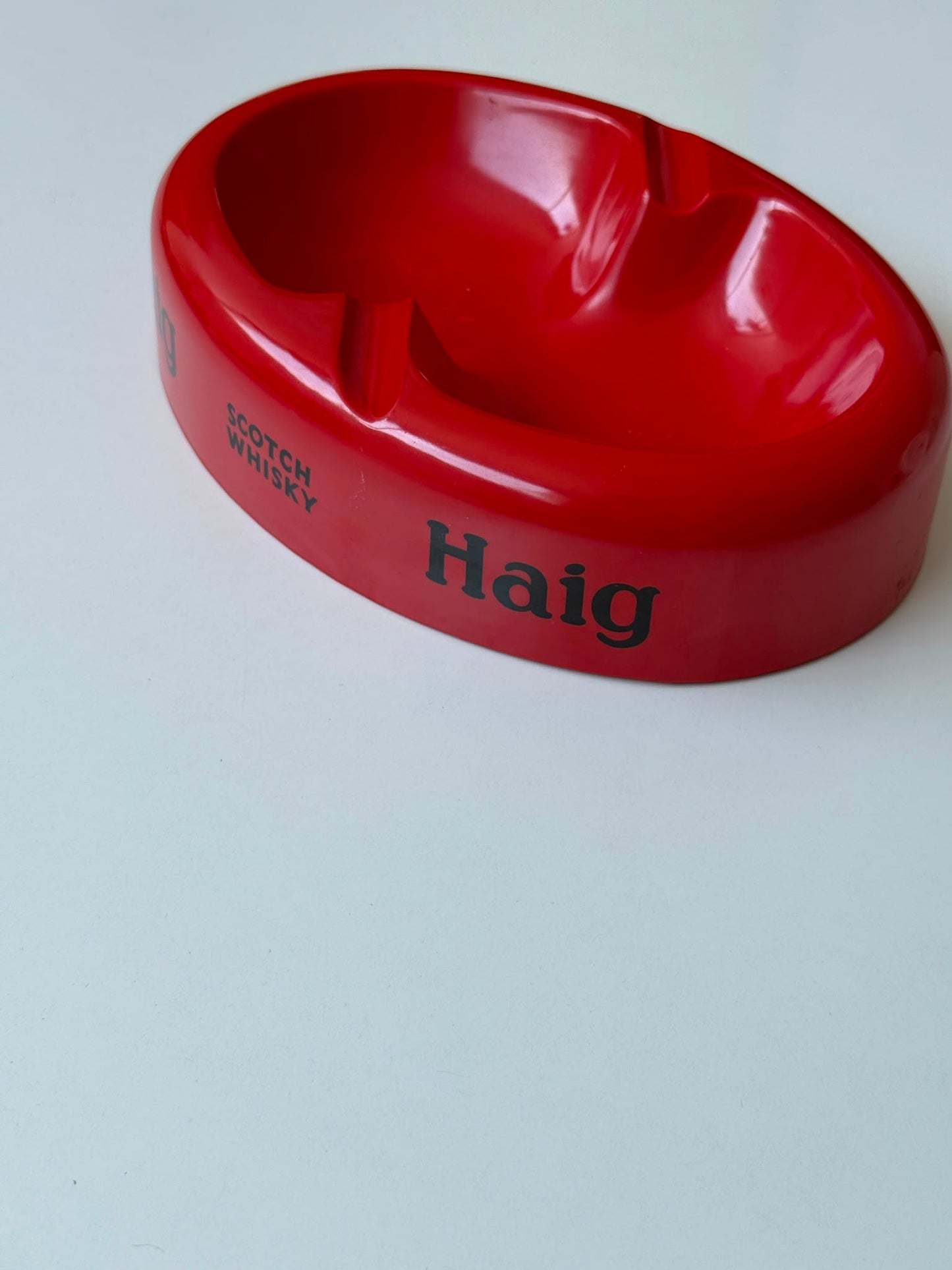 Haig Scotch Whisky advertising ashtray – MEL R2S, Milan, 1970s