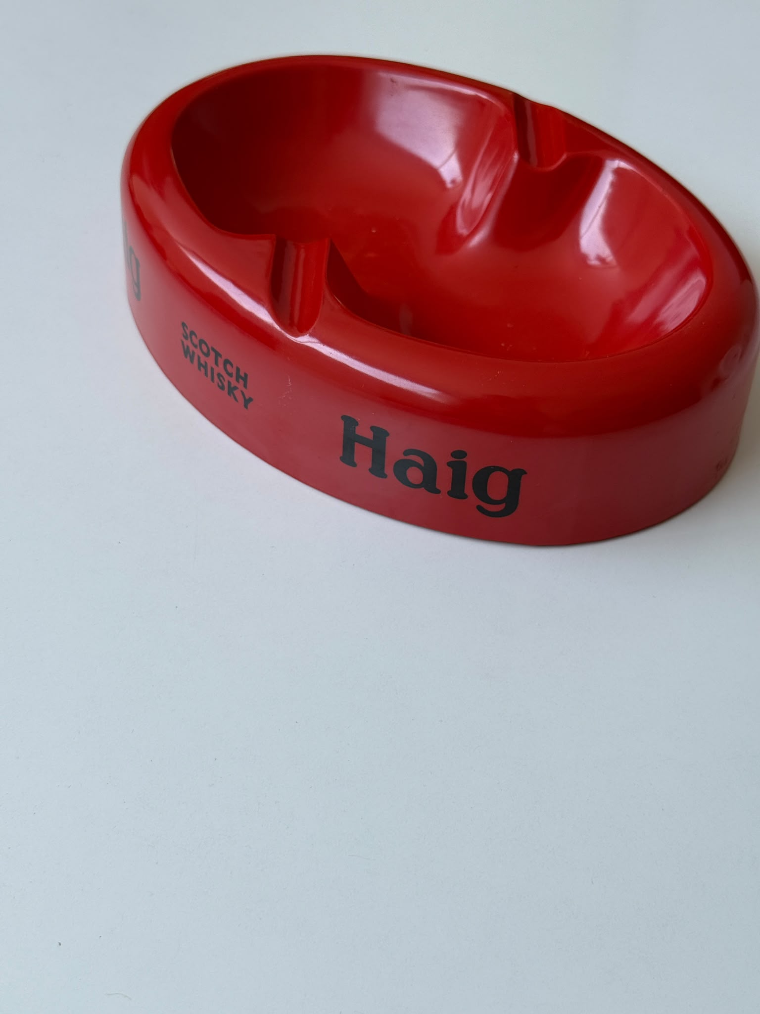 Haig Scotch Whisky advertising ashtray – MEL R2S, Milan, 1970s