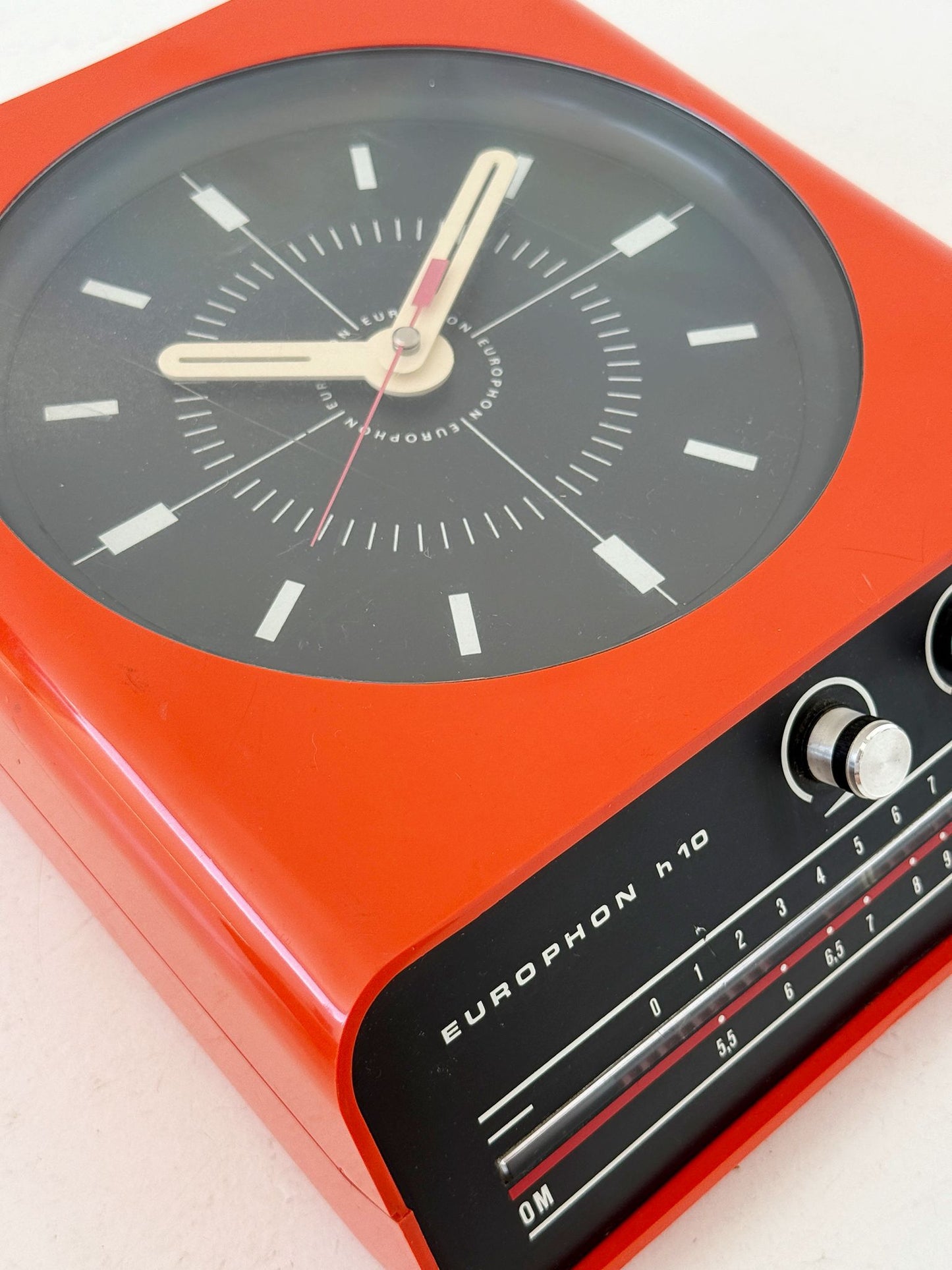 Europhon H10 alarm clock radio, 1970s