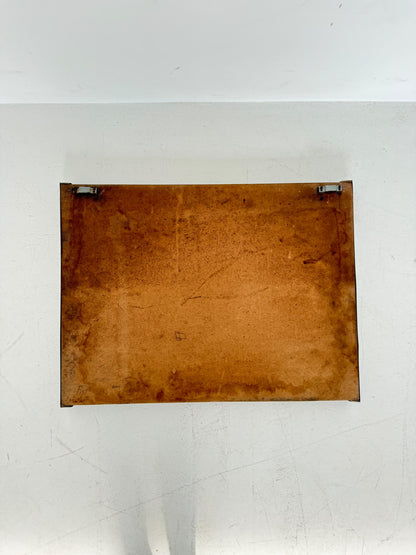 Rectangular mirror with aluminum profiles – 1970s