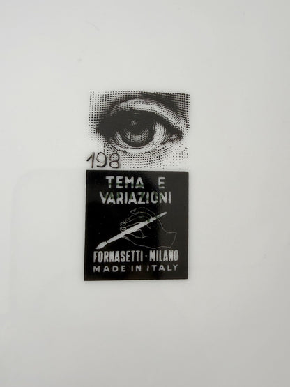 Piero Fornasetti, “Tema e Variazioni” plate no. 198