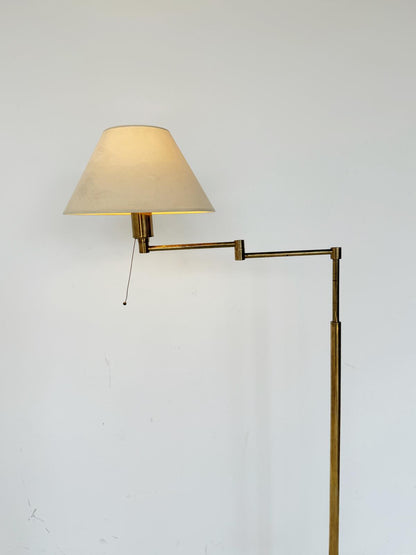 Lampada da ponte regolabile in ottone, anni '70