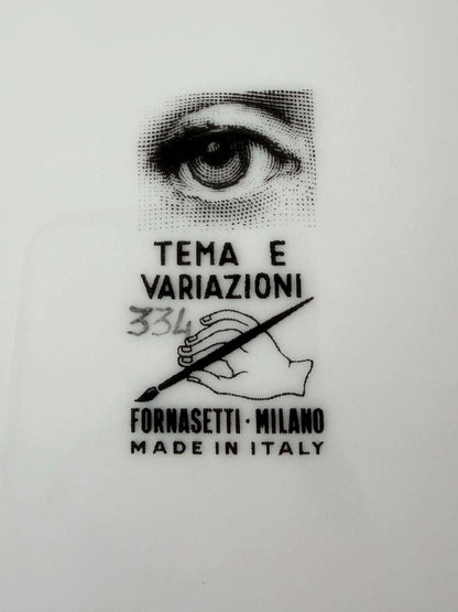 Piero Fornasetti, “Tema e Variazioni” plate no. 334