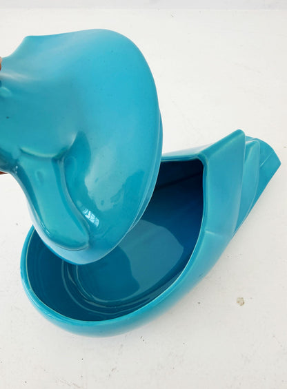 Ferlaro decorative ceramic in the shape of a duck