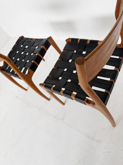 Coppia di sedie – modello 993, attribuite a Studio Tipi per Montina