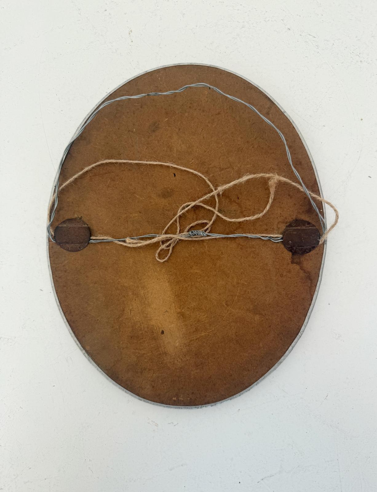 Specchio da parete ovale, Italia, anni '30–'40