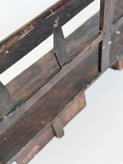 Panca antica in legno massello – XIX secolo