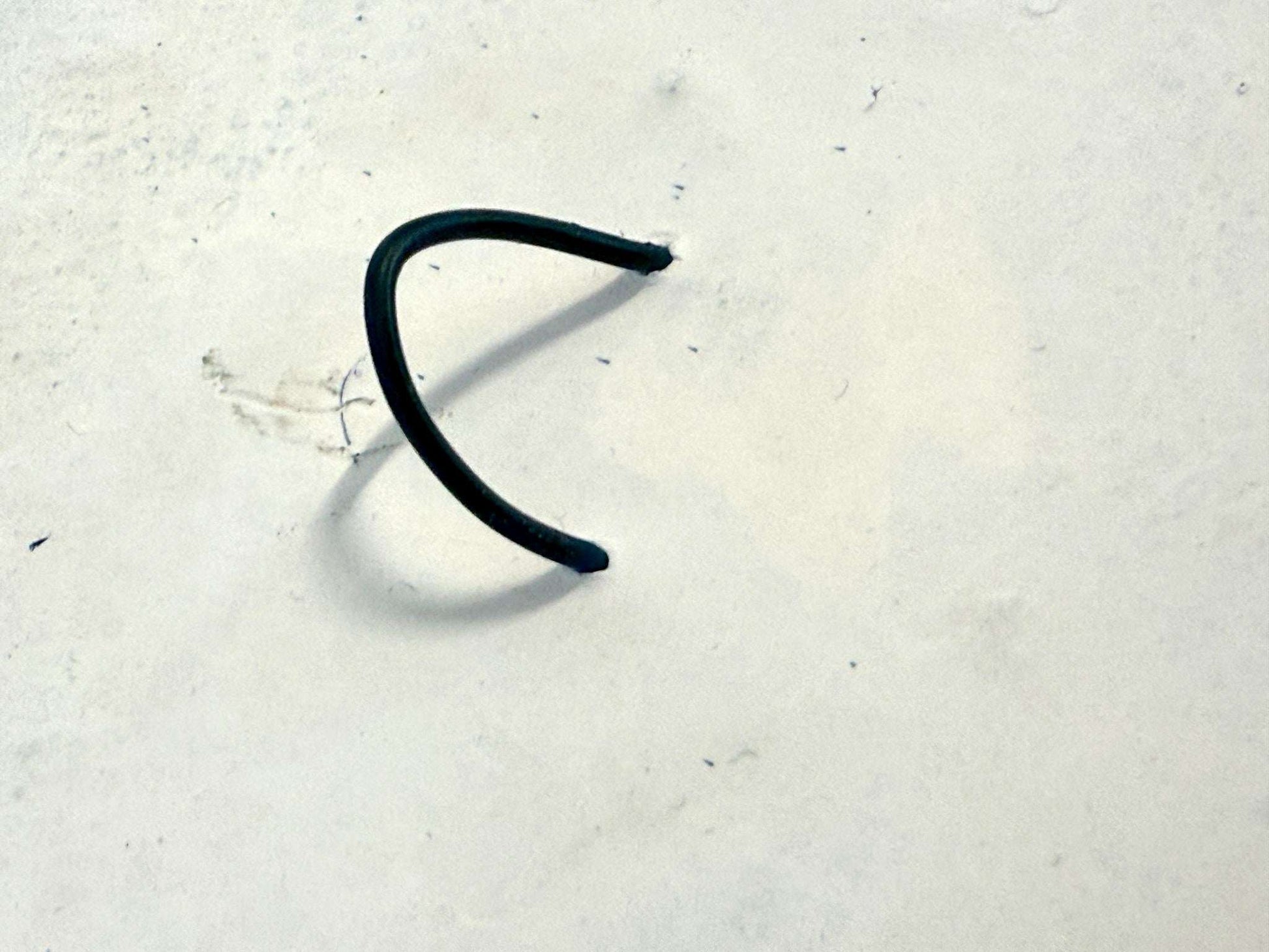 Blue Fragment from David — Plaster Cast, Contemporary Reinterpretation