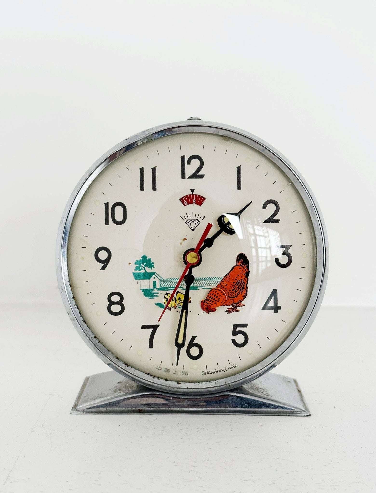 Mechanical Table Alarm Clock – Shanghai, 1960s/1970s
