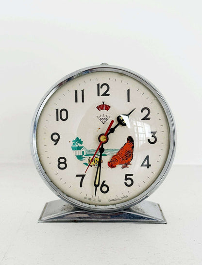 Mechanical Table Alarm Clock – Shanghai, 1960s/1970s