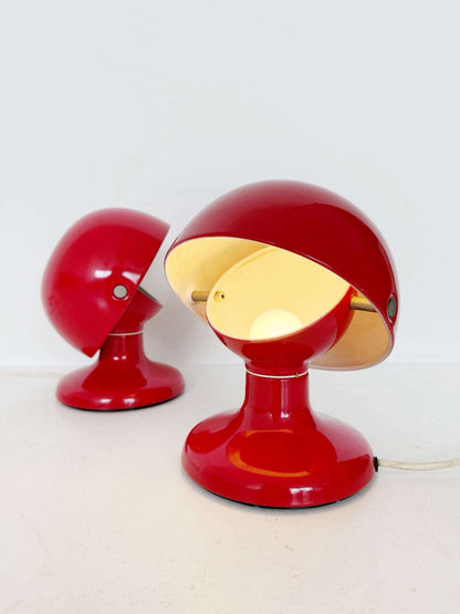 Pair of "Jucker" table lamps by Tobia and Afra Scarpa for Flos, 1960s