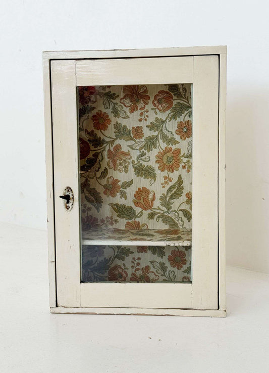 Wall Cabinet/Display Cabinet with Glass Door – Italy, mid-20th century (1950s–1960s)
