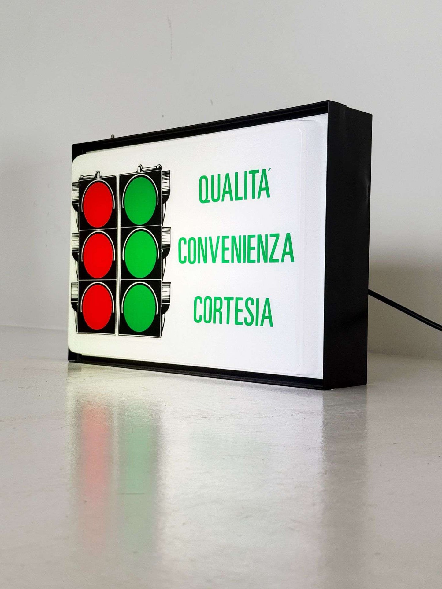 IRAM illuminated advertising sign, 1990s
