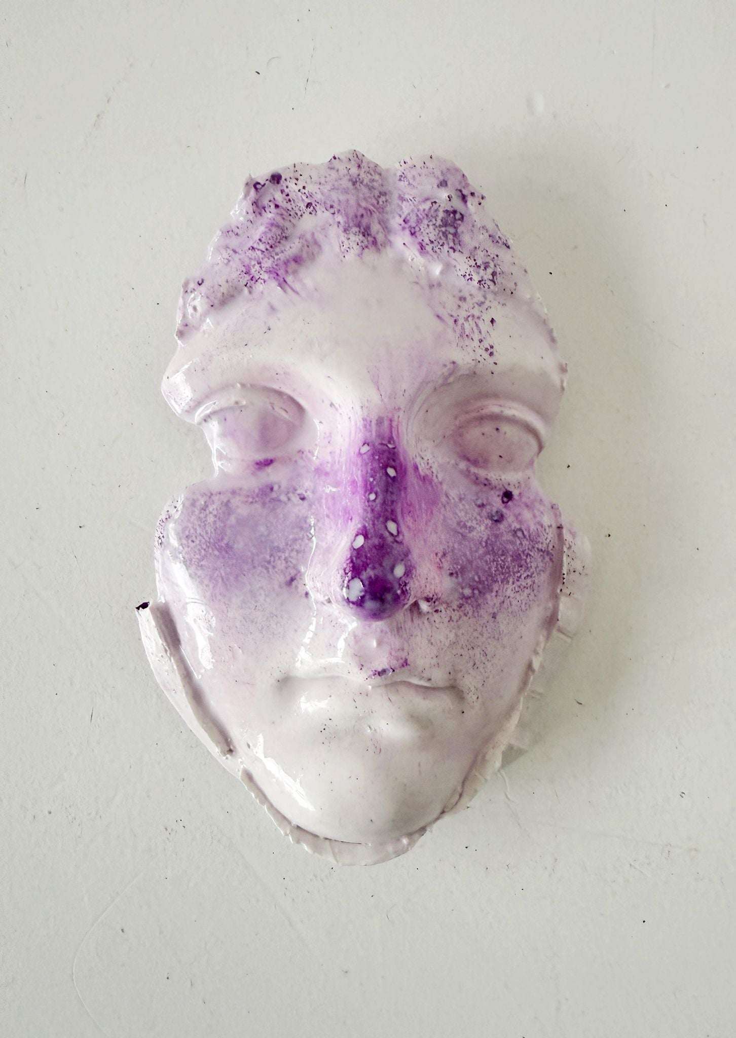 Hand-molded and finished gesso- Valeria