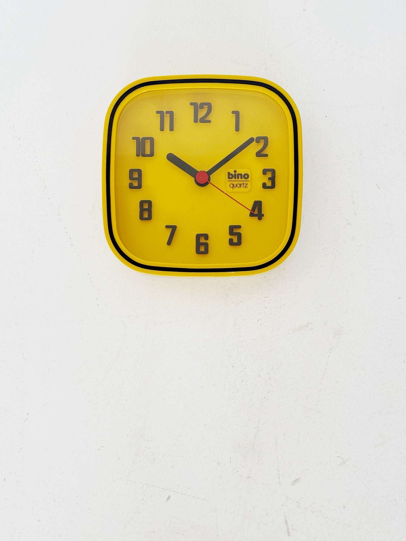 Bino Quartz Wall Clock, Italy, 1970s-1980s