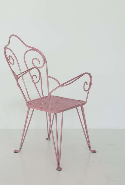 Wrought iron chair