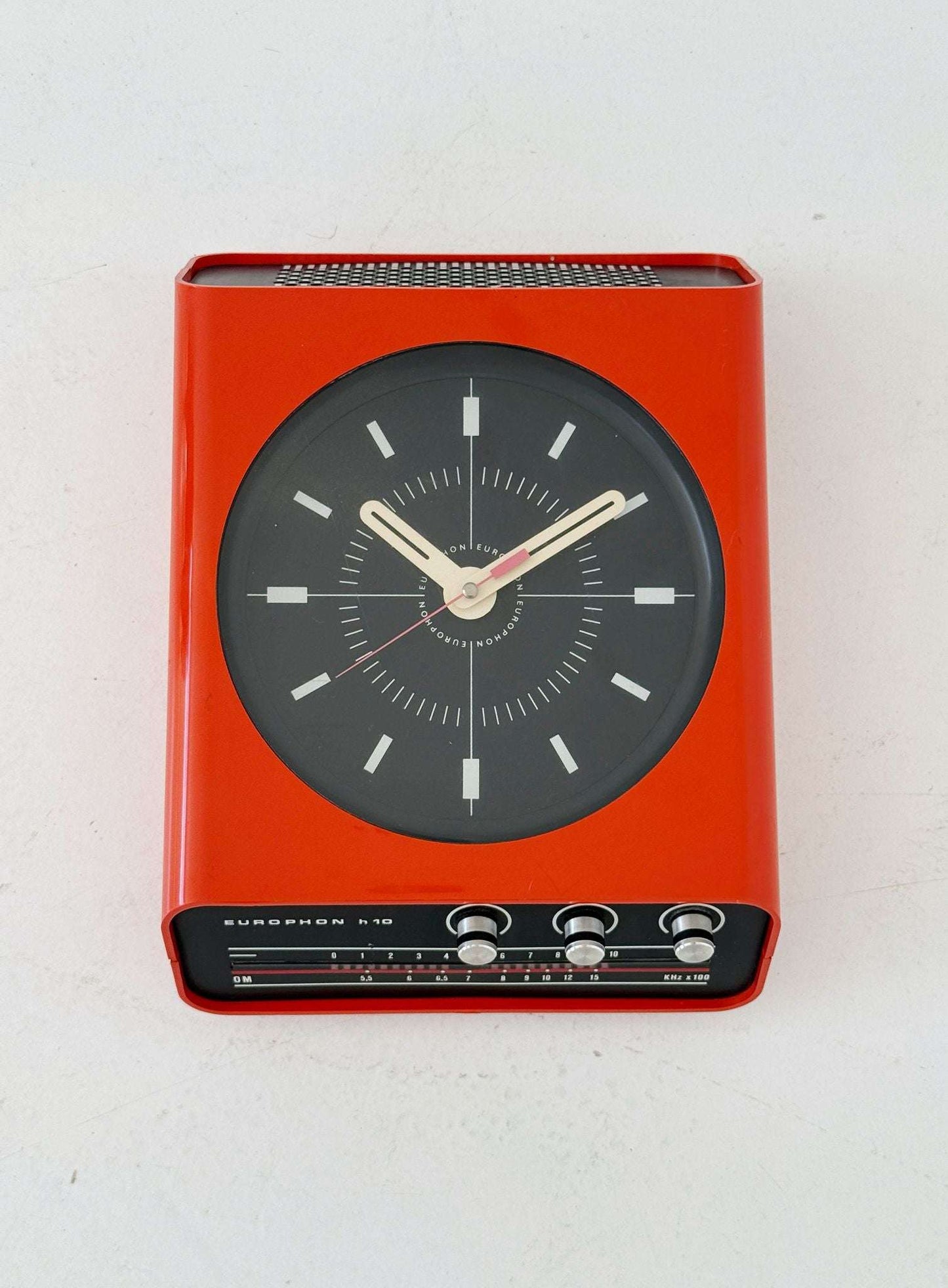 Europhon H10 alarm clock radio, 1970s