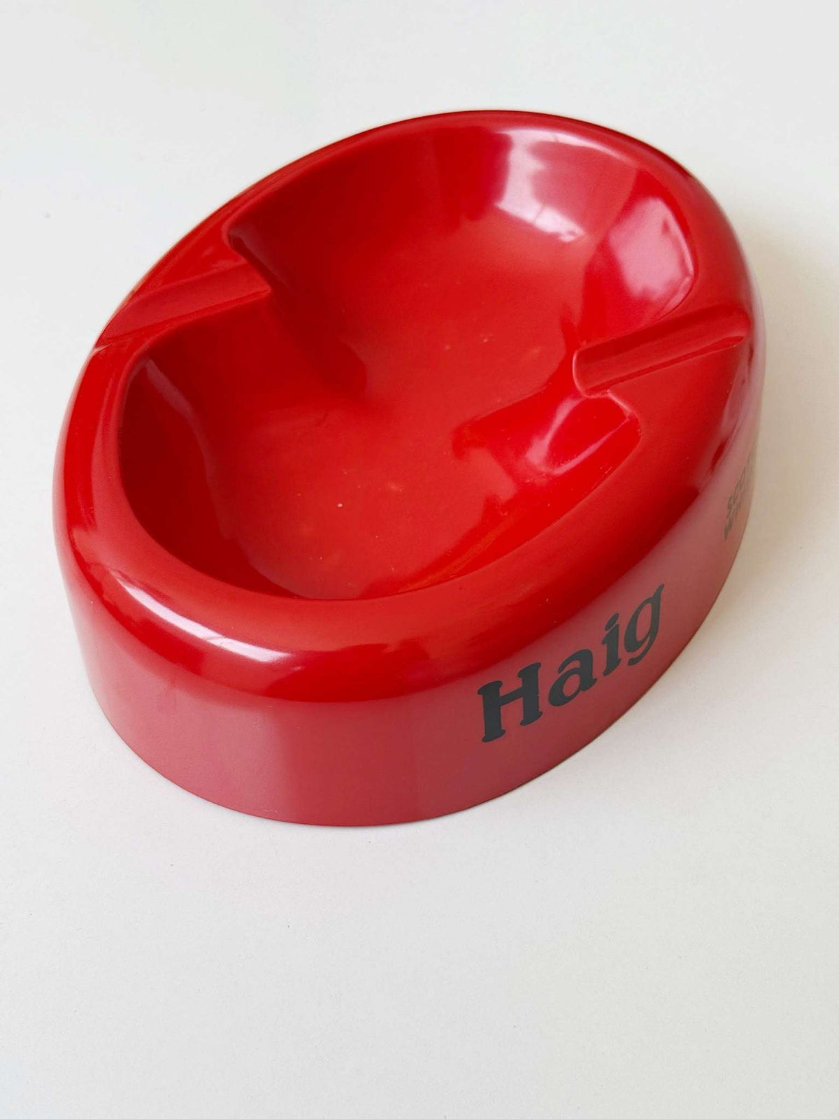 Haig Scotch Whisky advertising ashtray – MEL R2S, Milan, 1970s