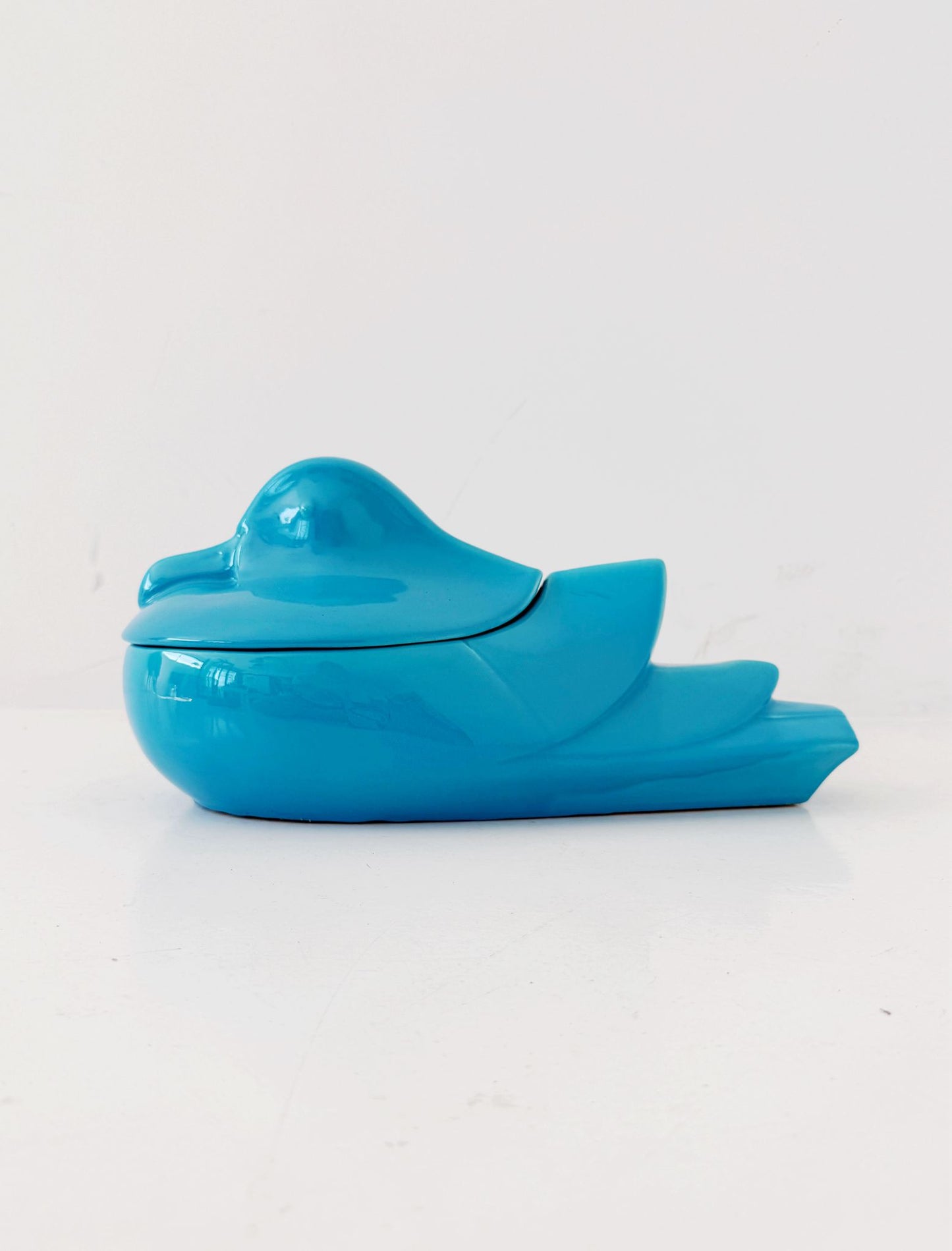 Ferlaro decorative ceramic in the shape of a duck