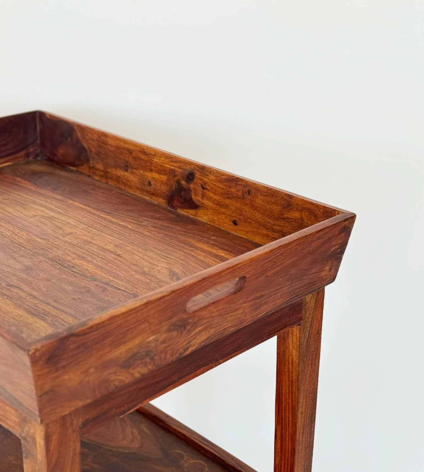 Carrello portavivande in legno