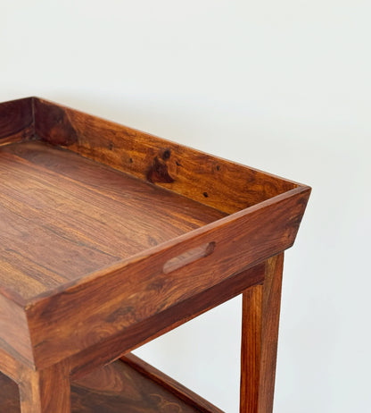 Carrello portavivande in legno